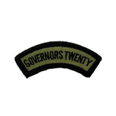 Governors Twenty OCP Patch - U.S. Army Patch