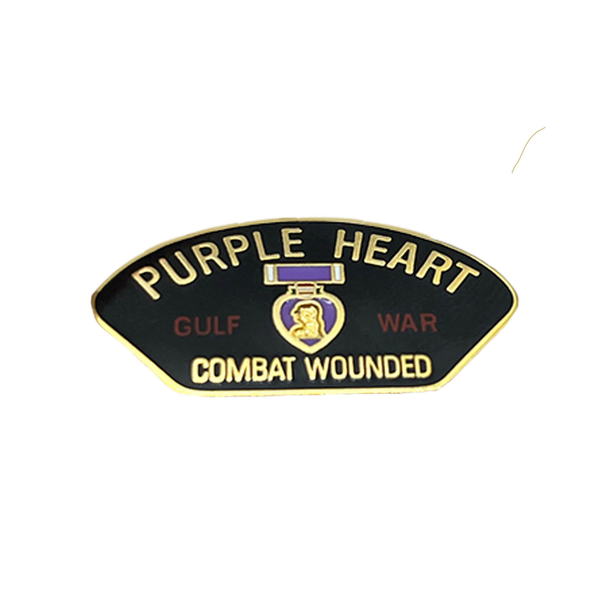 Gulf War Purple Heart Metal Pin