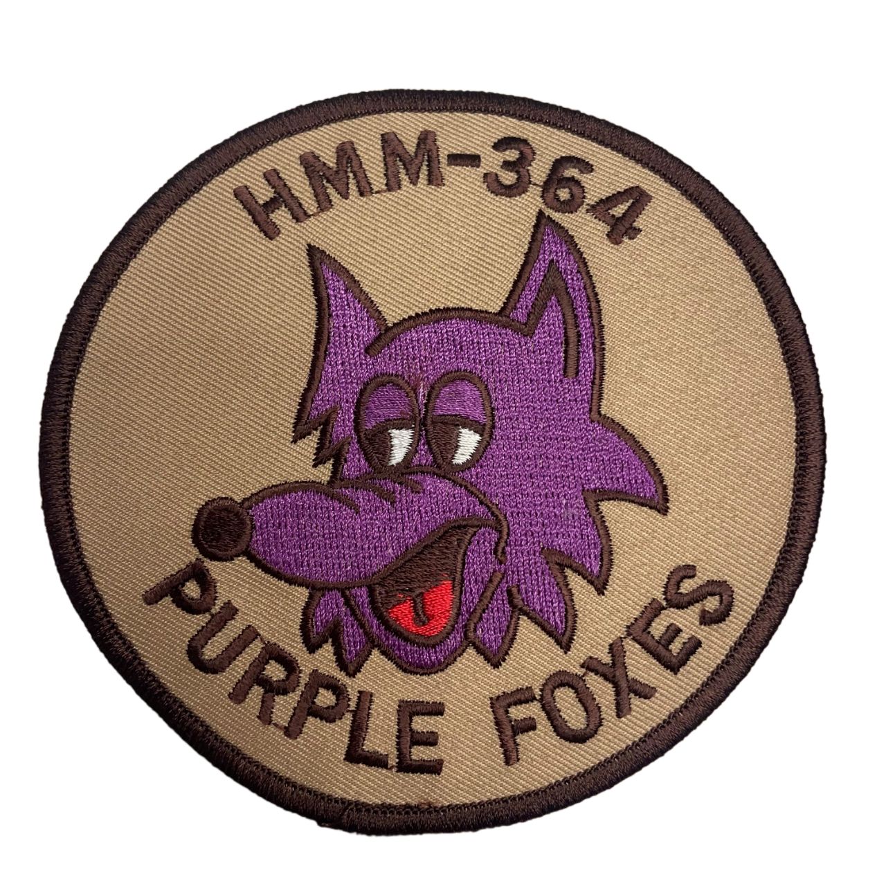 HMM-364 Squadron - Purple Foxes - Officially Licensed USMC Patch