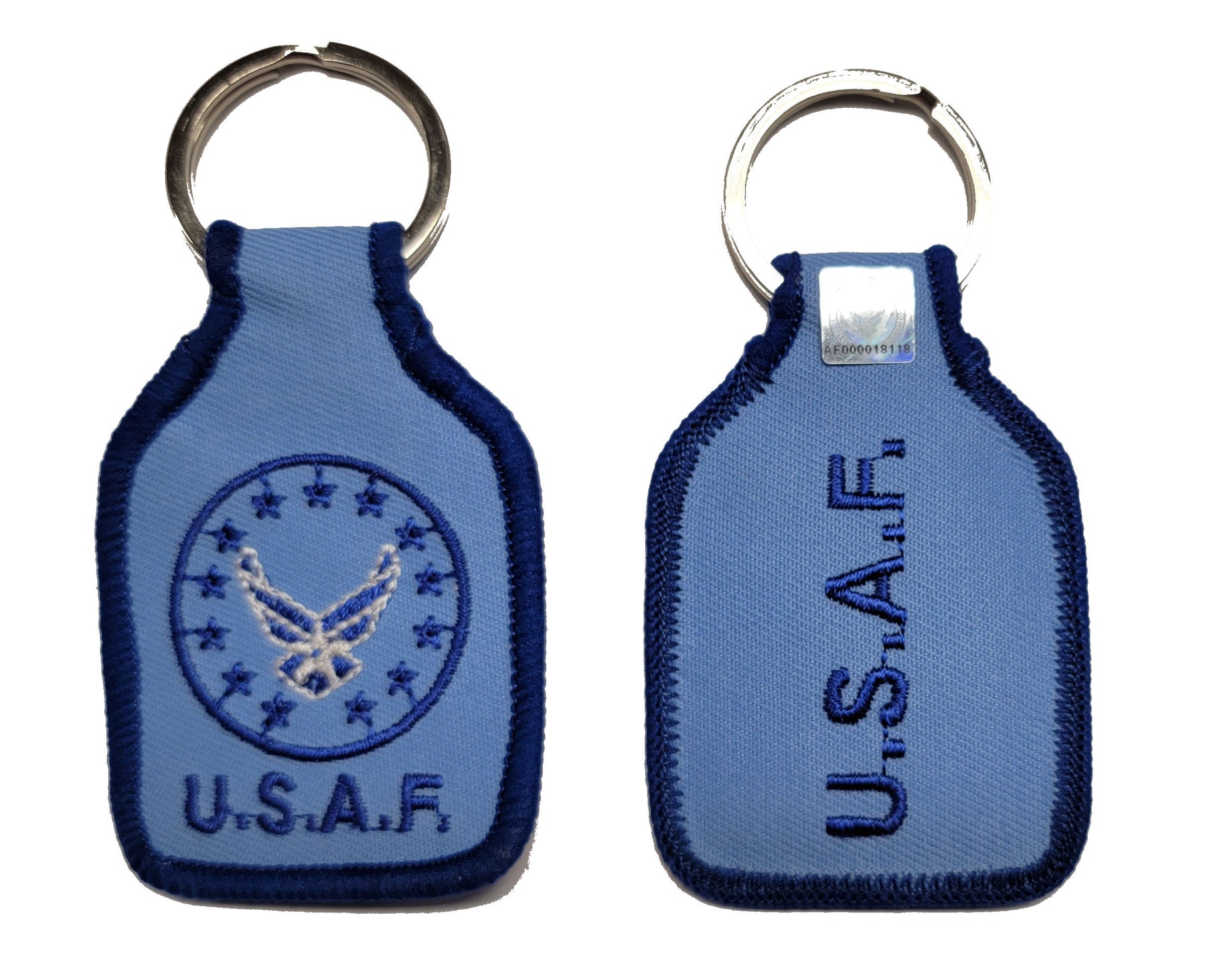 CLEARANCE - Embroidered Key Chain - USAF WINGED SEAL