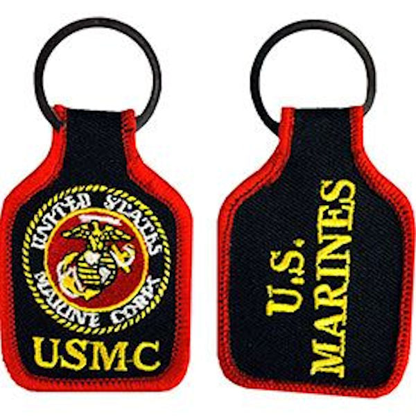 Embroidered Key Chain - USMC OFFICIAL SEAL