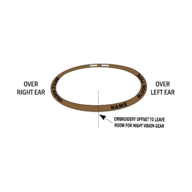 KEVLAR HELMET BAND - Multicam TAN - 3 Sided