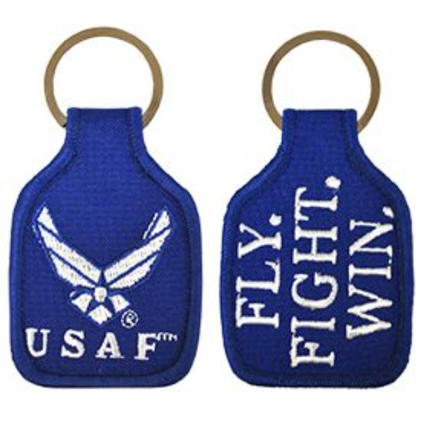Embroidered Key Chain - USAF FLY FLIGHT WIN