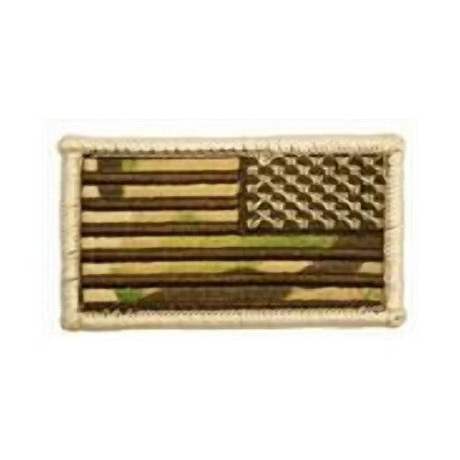 Kids American Flag Patch Reverse - MULTICAM Patch