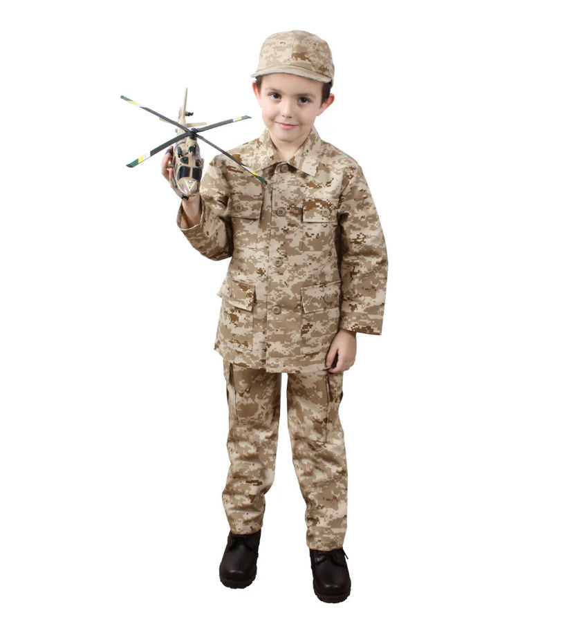 Kids U.S. Marines Uniform - 3 Piece Package - Desert Digital Camo