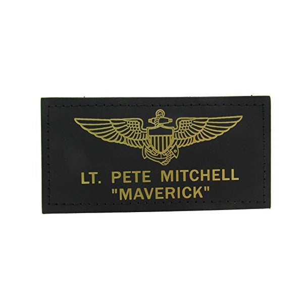 Top Gun Leather Flight Badge for Halloween Costumes