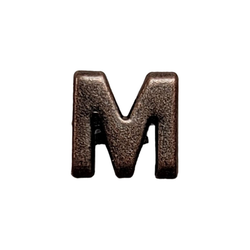Bronze Letter M Ribbon Device