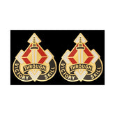 Maneuver Support Center Unit Crest - 1 PAIR - VICTORY THROUGH SKILL