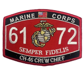 CH-46 Helicopter Crew Chief 6172 - USMC Sew-On Patch