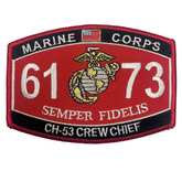 CH-53 Helicopter Crew Chief 6173 - USMC Sew-On Patch