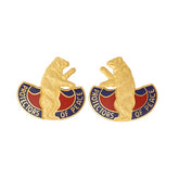 Missouri State Headquarters Army National Guard Unit Crest - Left and Right - Pair - Protectors of Peace