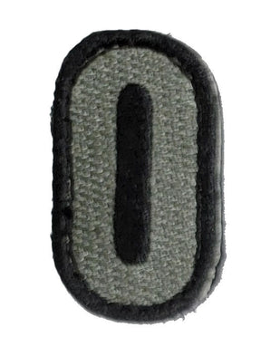 CLEARANCE - Tactical Numbers Patches with Hook Fastener