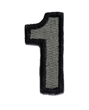 CLEARANCE - Tactical Numbers Patches with Hook Fastener