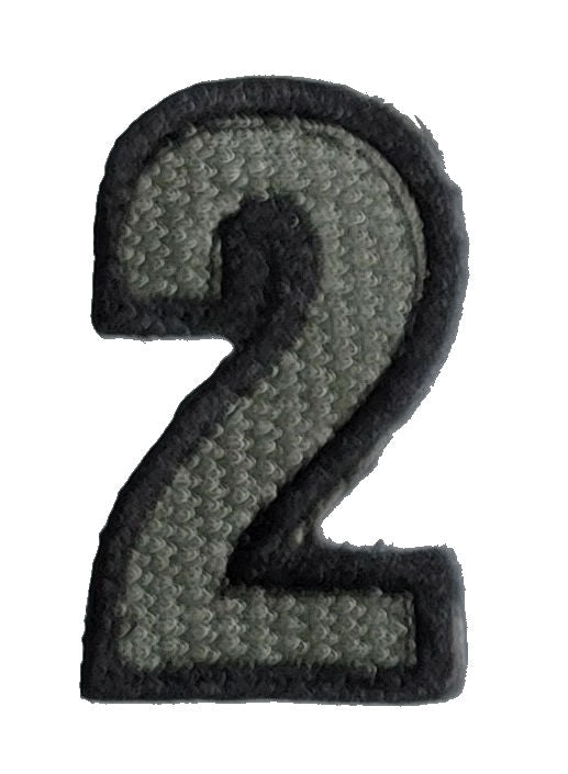 CLEARANCE - Tactical Numbers Patches with Hook Fastener