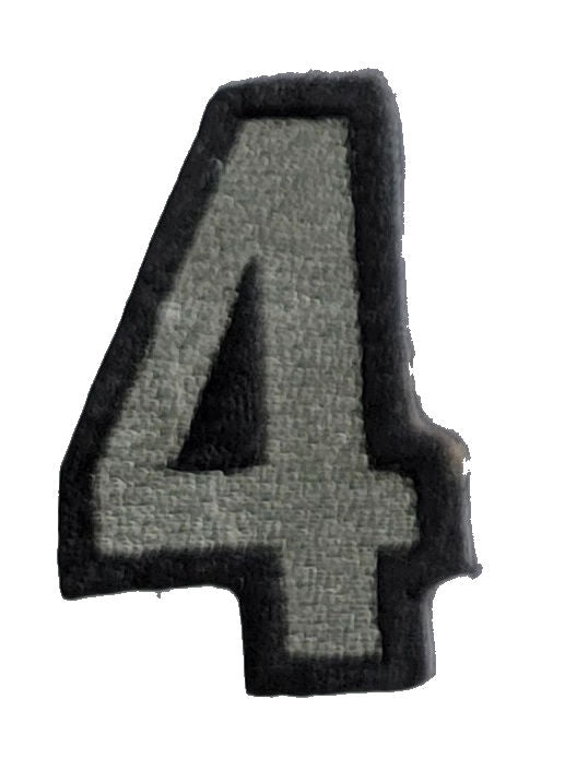 CLEARANCE - Tactical Numbers Patches with Hook Fastener