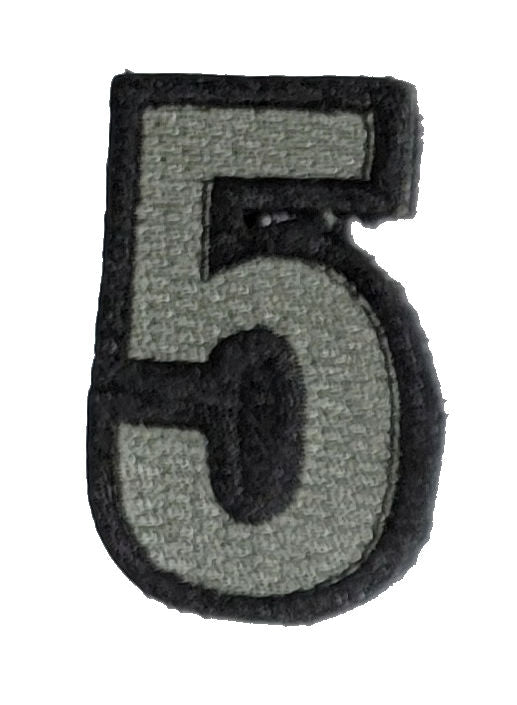 CLEARANCE - Tactical Numbers Patches with Hook Fastener