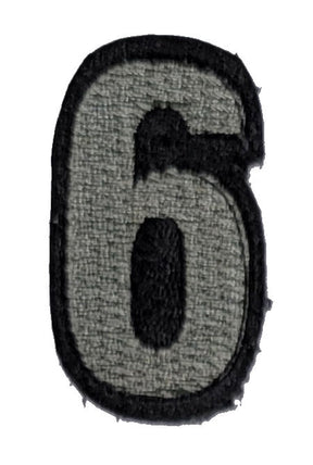 CLEARANCE - Tactical Numbers Patches with Hook Fastener