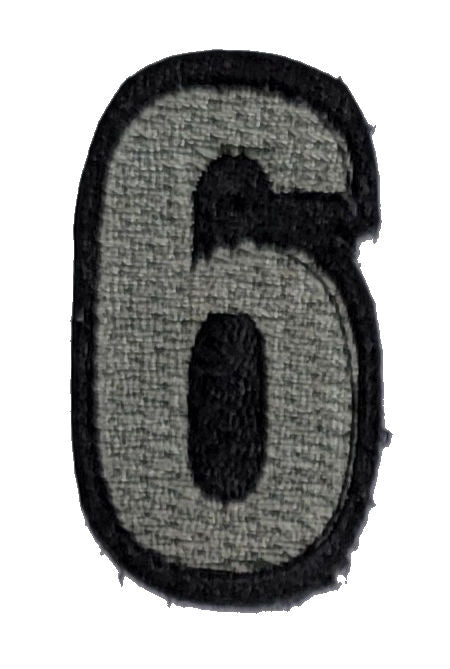 CLEARANCE - Tactical Numbers Patches with Hook Fastener