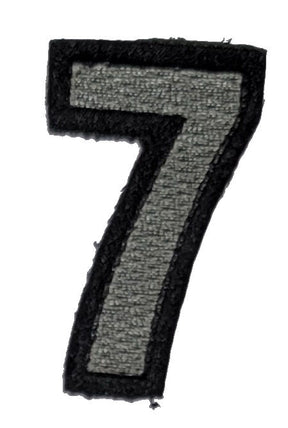 CLEARANCE - Tactical Numbers Patches with Hook Fastener