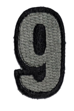 CLEARANCE - Tactical Numbers Patches with Hook Fastener