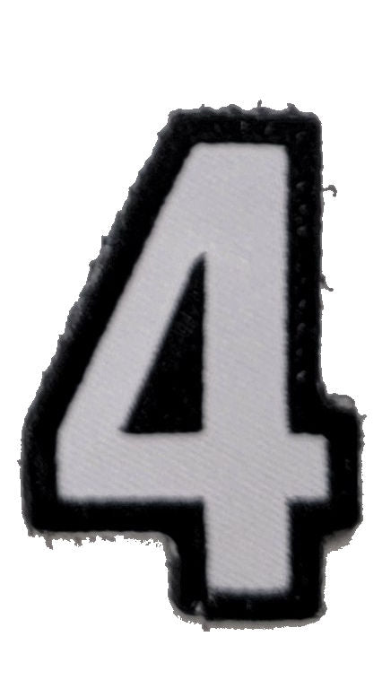 CLEARANCE - Tactical Numbers Patches with Hook Fastener