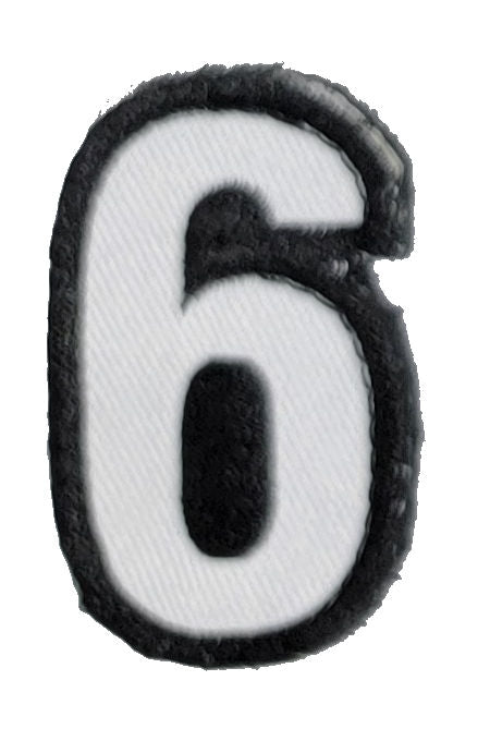 CLEARANCE - Tactical Numbers Patches with Hook Fastener