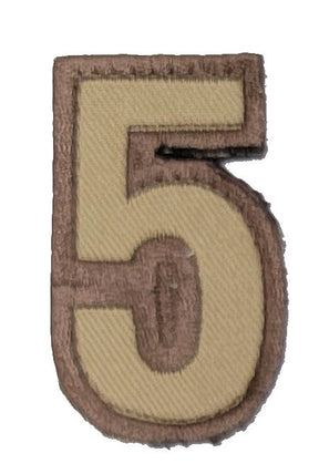 CLEARANCE - Tactical Numbers Patches with Hook Fastener