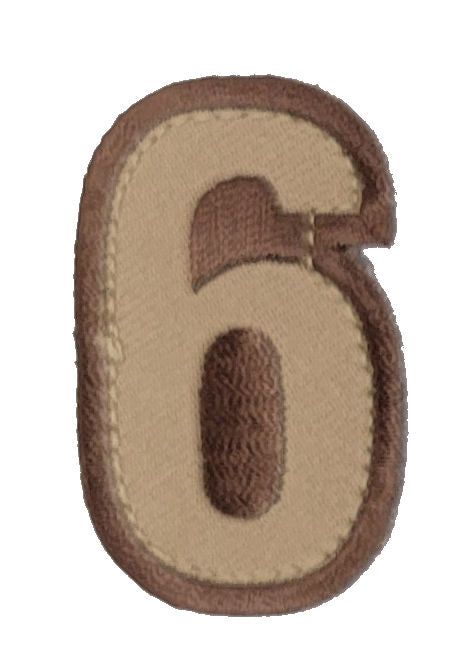 CLEARANCE - Tactical Numbers Patches with Hook Fastener