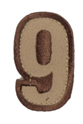 CLEARANCE - Tactical Numbers Patches with Hook Fastener