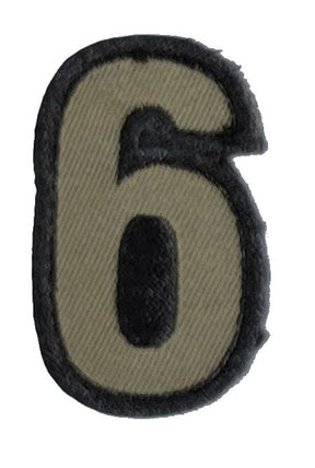 CLEARANCE - Tactical Numbers Patches with Hook Fastener