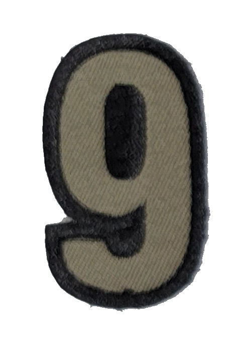 CLEARANCE - Tactical Numbers Patches with Hook Fastener