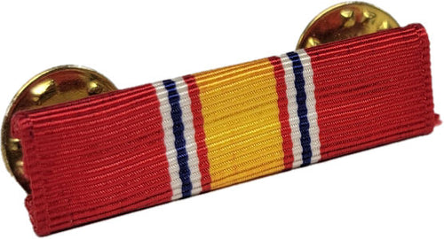 Militaria Ribbon Military Surplus National Defense Ribbon with Bar Holder