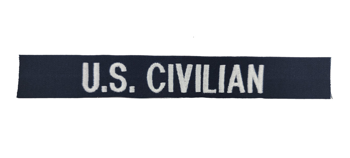 Navy Blue Twill Name Tape - SEW ON - Fabric Material