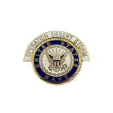 Desert Storm Navy Logo Metal Pin - CLEARANCE!