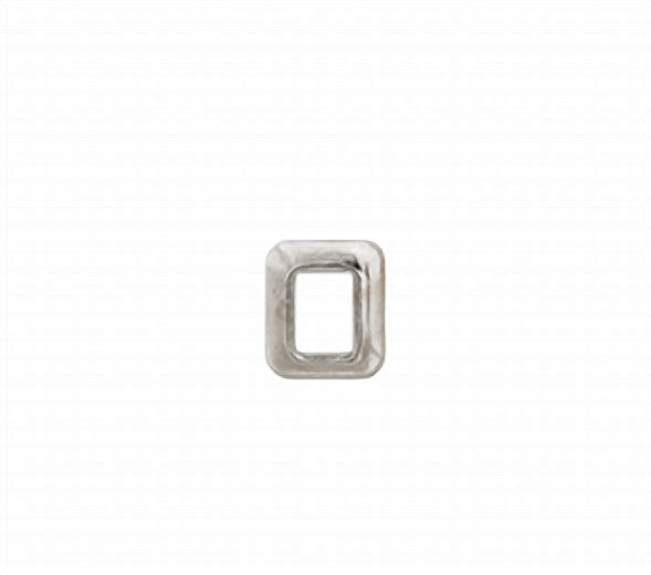 Navy Silver Letter O Ribbon Device
