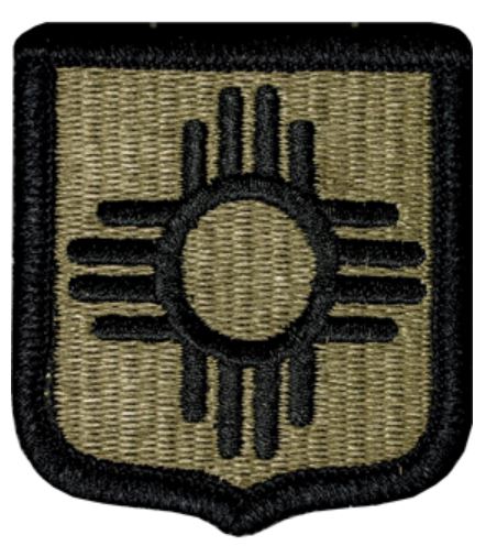 New Mexico Army National Guard OCP Patch with Fastener