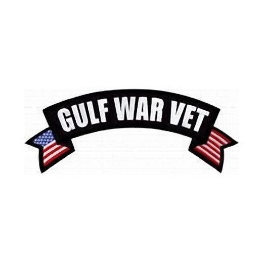 Gulf War Veteran Rocker Back Patch