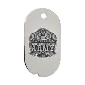 CLEARANCE - Military Novelty Dog Tag with Chain
