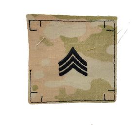 U.S. Army OCP Rank Insignia - SEW-ON