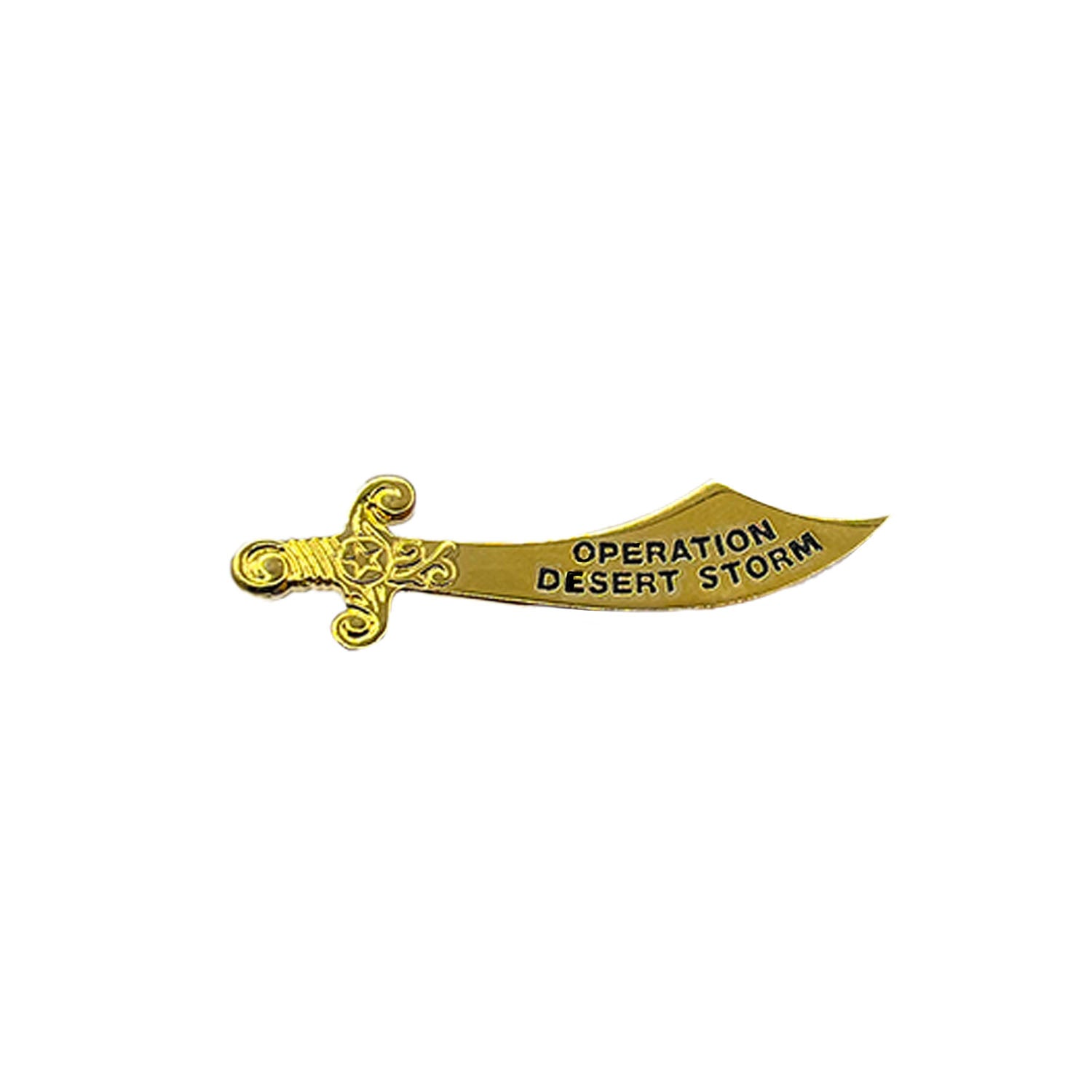 Operation Desert Storm Metal Pin - Sword