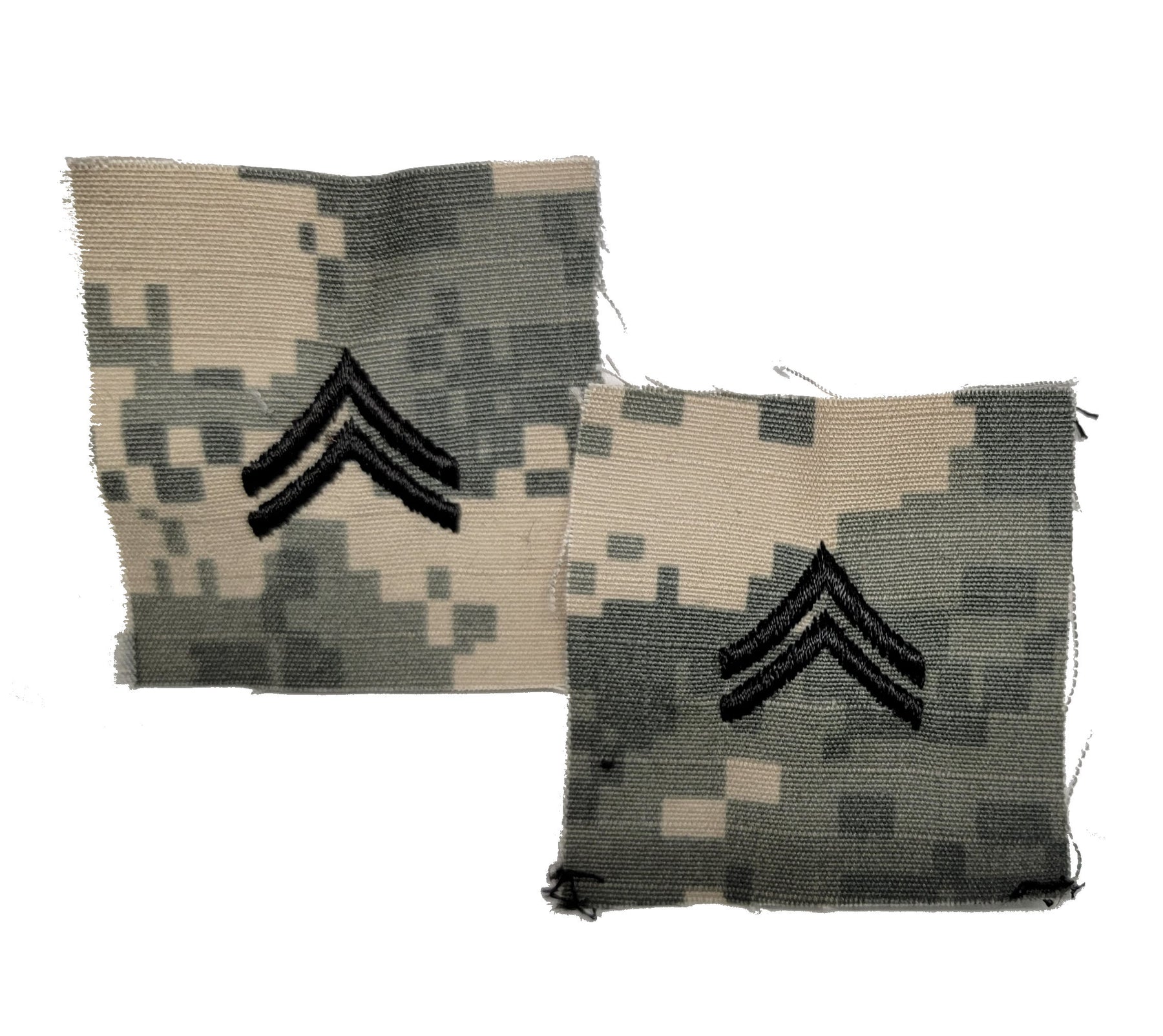 U.S. Army ACU Patrol Cap Rank Insignia - PAIR