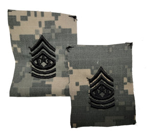 U.S. Army ACU Patrol Cap Rank Insignia - PAIR