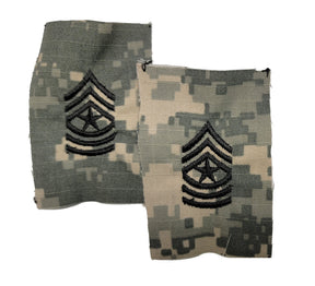 U.S. Army ACU Patrol Cap Rank Insignia - PAIR