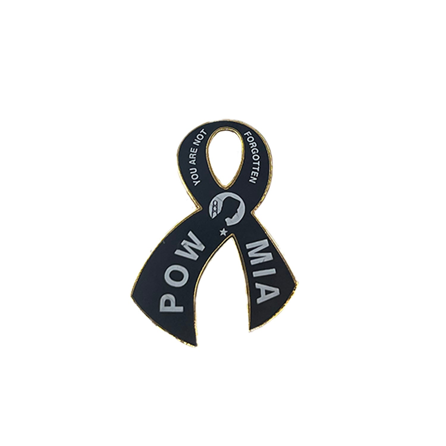 POW-MIA Ribbon Metal Pin - CLEARANCE!