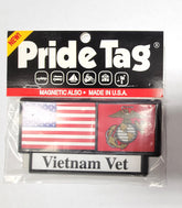 CLEARANCE - Military War Veteran Pride Tag Magnet