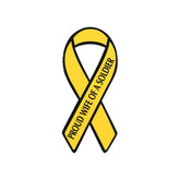 Proud Wife Yellow Ribbon Military Magnet
