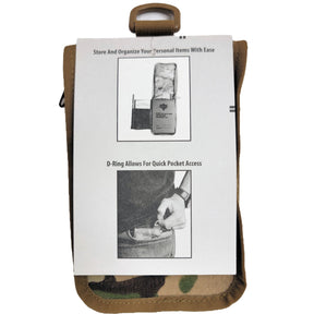 Raine Tactical Gear Walking Wallet with Waterproof Notebook