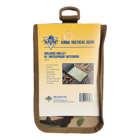 Raine Tactical Gear Walking Wallet with Waterproof Notebook