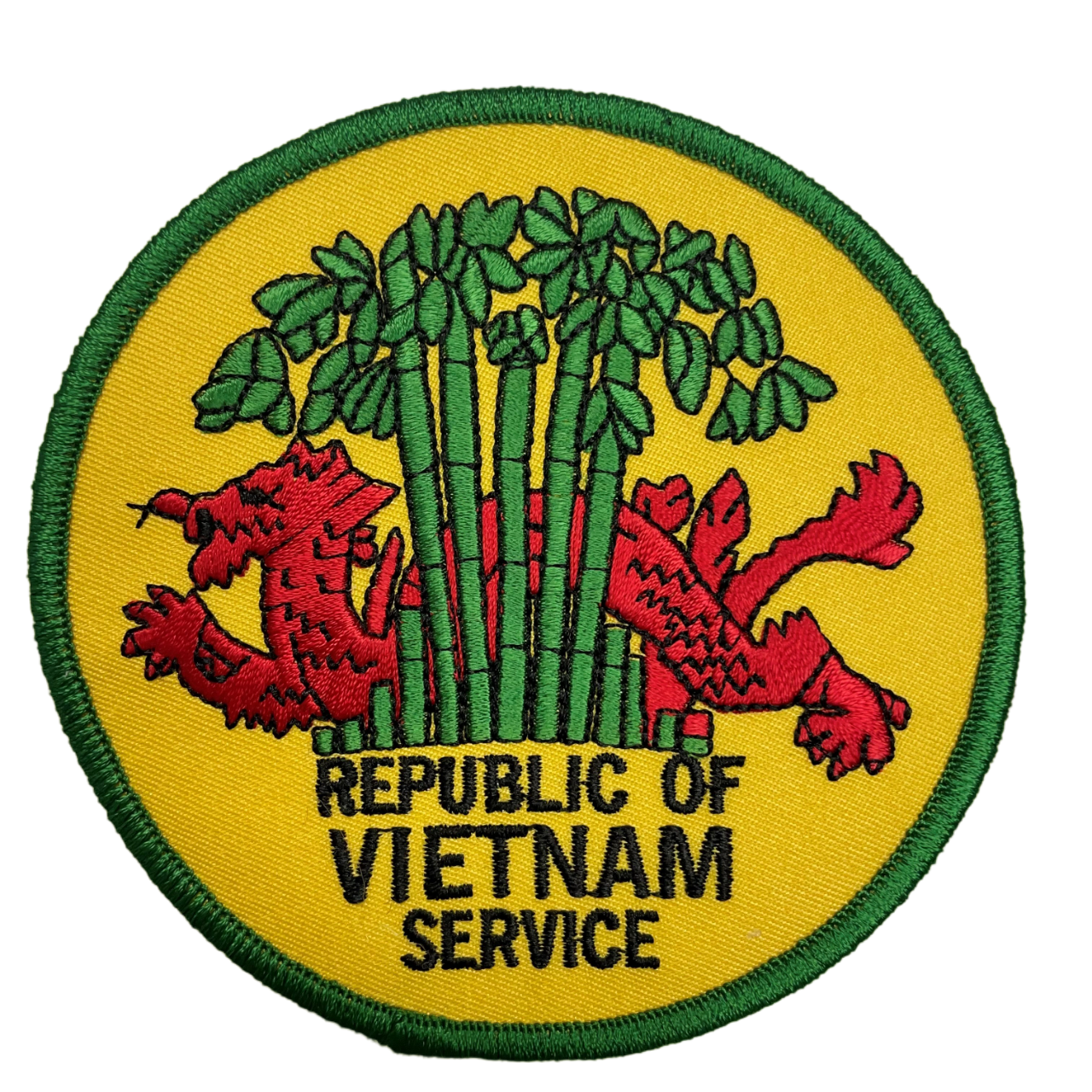 Republic of Vietnam Service - Defined Dragon - Sew-On Patch