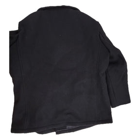 OPEN BOX - Men's Wool U.S. Navy Pea Coat - Dark Navy Size 46 – Made in U.S.A.